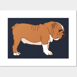 Bulldog Pocket Tee Posters and Art